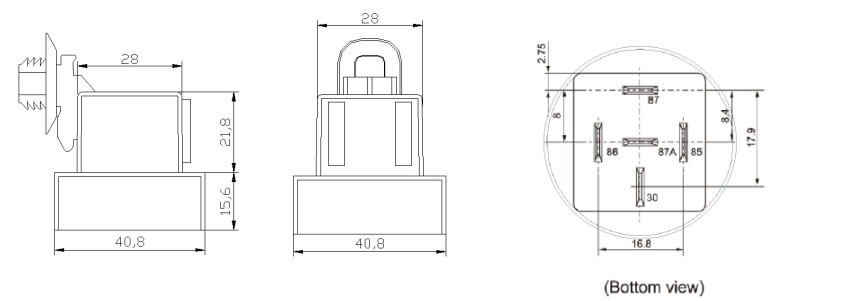 EXTERNAL DIMENSIONS