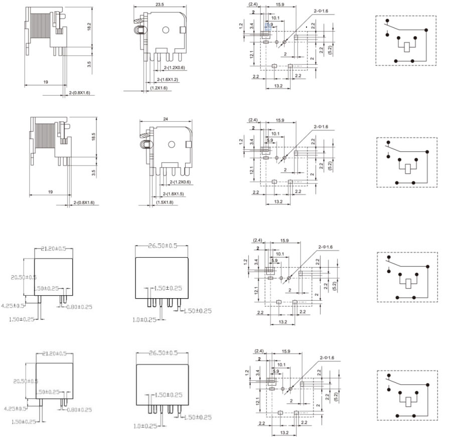 EXTERNAL DIMENSIONS